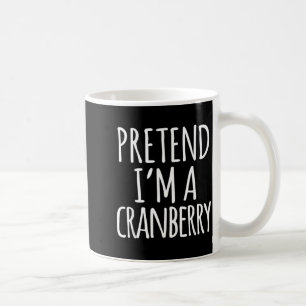 Funny Lazy Halloween Costume Shirt - Cranberry Coffee Mug