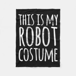 Funny Lazy Halloween Fleece Blanket