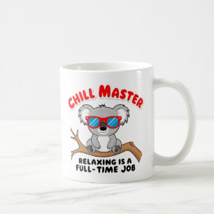 Funny lazy koala coffee mug