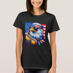 Funny Ld Eagle Hotdog American Flag 4th Of July Pa T-Shirt