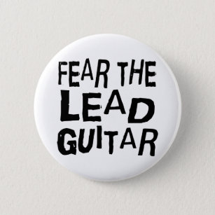 Funny Lead Guitar 6 Cm Round Badge