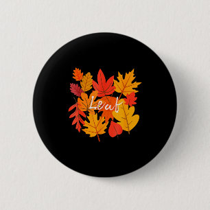 Funny Leaf Blower Fall Couple Halloween Costume Gi 6 Cm Round Badge