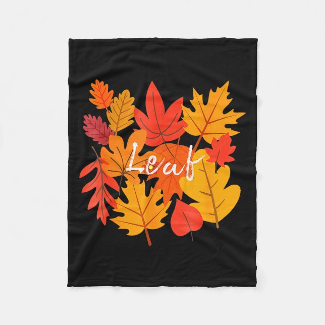 Funny Leaf Blower Fall Couple Halloween Costume Gi Fleece Blanket (Front)