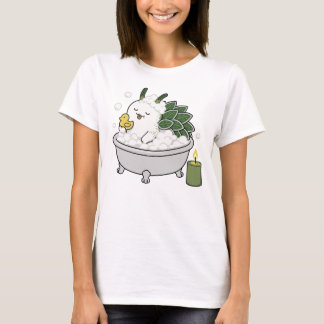 Funny Leaf Sheep Sea Slug Spa Day Cartoon Cute T-Shirt