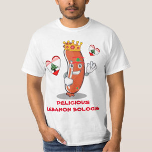 Funny Lebanese Humour Lebanon Bologna  T-Shirt
