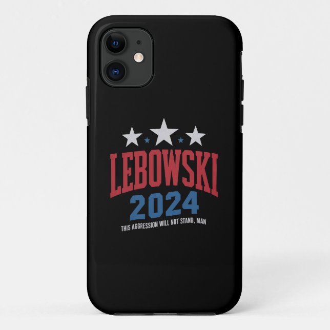Funny Lebowski Political Election Vote 2024  Case-Mate iPhone Case (Back)