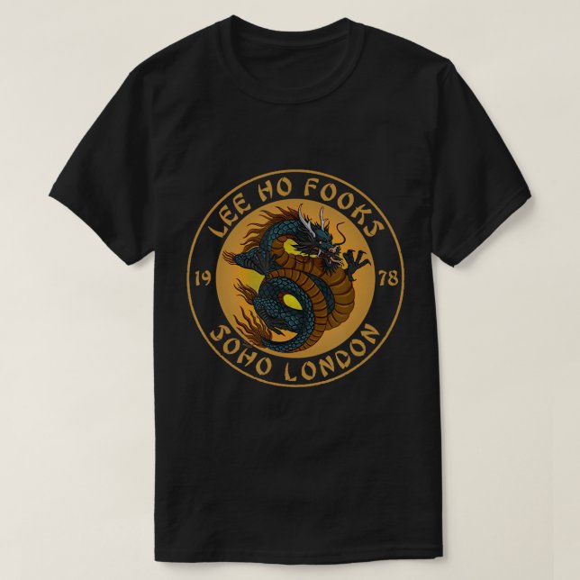 Funny Lee Ho Fooks Chinese Restaurant design T-Shi T-Shirt (Design Front)