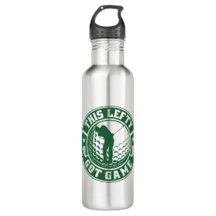 Funny Left Handed Golf Player 710 Ml Water Bottle