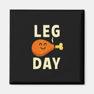 Funny Leg Day Thanksgiving Gifts Family Costume Magnet