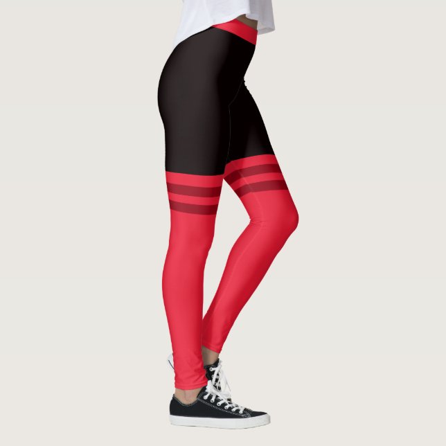Funny Leggings with Faux Over Knee Socks (Right)