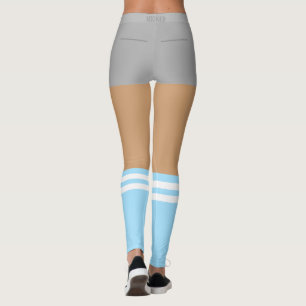 Funny Leggings with Faux Shorts and Socks