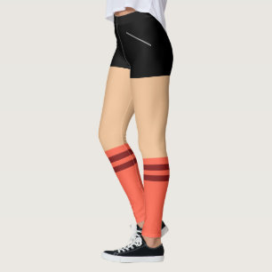 Funny Leggings with Football Design