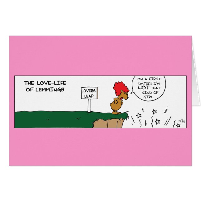 Funny Lemming Love Life (Front Horizontal)