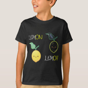 Funny Lemon Lemoff Pun Vegan Fruit Lover Vegan Wom T-Shirt