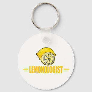 Funny Lemon Lover Key Ring