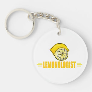 Funny Lemon Lover Key Ring
