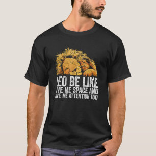 Funny Leo Facts Saying Horoscope Birthday T Shirt