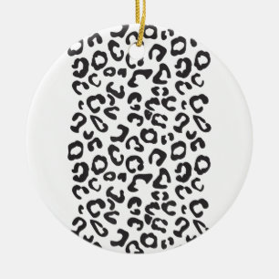 Funny Leopard Animal Ceramic Tree Decoration