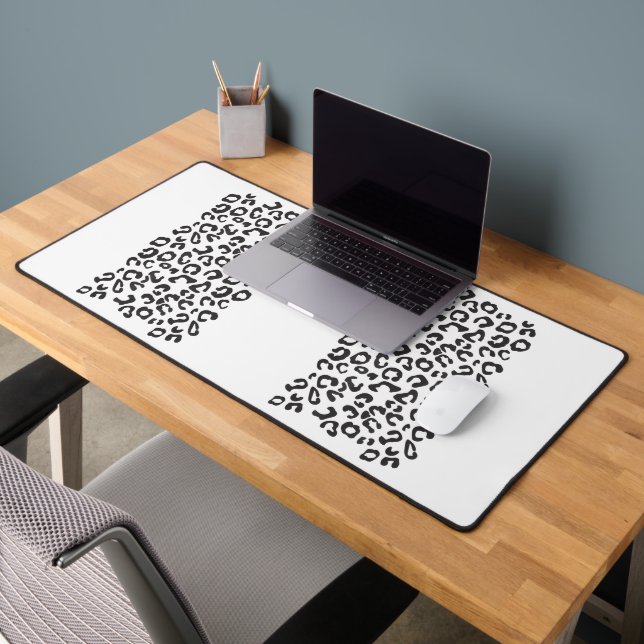 Funny Leopard Animal Desk Mat (Office 2)