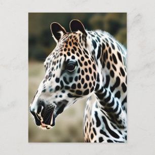 Funny Leopard Appaloosa Horse Postcard