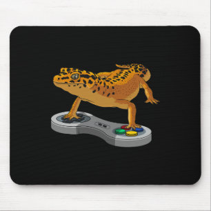 Funny Leopard Gecko Bearded Dragon Gift Kids Cool Mouse Mat