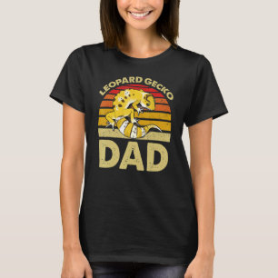 Funny Leopard Gecko Dad Reptile Gecko Animal Leopa T-Shirt