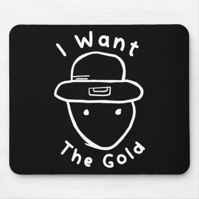 Funny Leprechaun Amateur Sketch Meme St Patricks D Mouse Mat (Front)