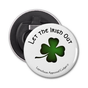 Funny Leprechaun Approved to Let the Irish Out Bottle Opener