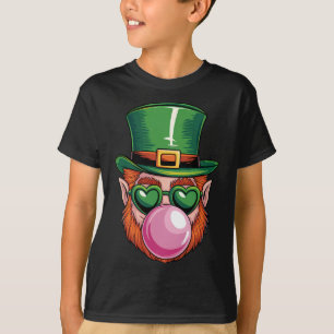 Funny Leprechaun Gles Bubblegum St Patricks Day T-Shirt