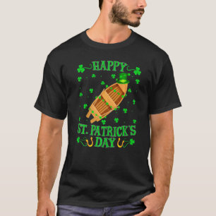 Funny Leprechaun Hat Fishing Boat St Patrick's Day T-Shirt