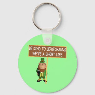 Funny Leprechaun Key Ring