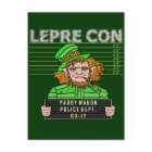 Funny Leprechaun Leprecon Mugshot