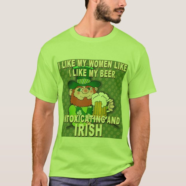 Funny Leprechaun Meme for St Patricks Day T-Shirt (Front)