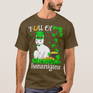 Funny Leprechaun Shamrock Leaf Arctic Fo St T-Shirt