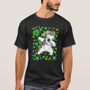 Funny Leprechaun Unicorn Shamrock St. Patrick's Da T-Shirt