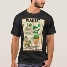 Funny Leprechaun Wanted Poster