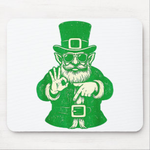 Funny Leprechauns Say 6 7 Six Seven St Patricks Da Mouse Mat