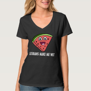 FUNNY LESBIAN WITH WATERMELON T-Shirt