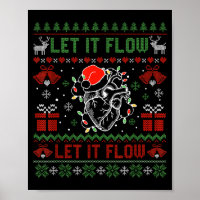 Funny Let It Flow Anatomy Heart Cardiac Nurse Grou