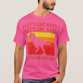 Funny Let's Eat Kids Punctuation Saves Lives Gramm T-Shirt