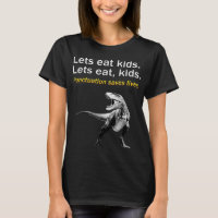 Funny Let's Eat Kids Punctuation Saves Lives T Shi