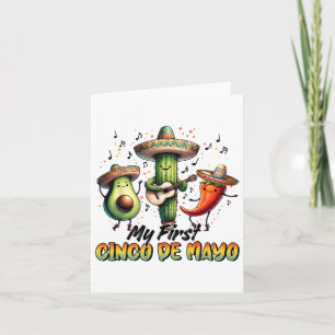 Funny Let's Fiesta Squad Family Matching Cinco De Card