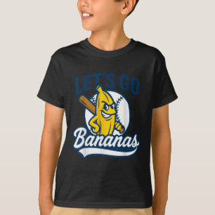 Funny Lets Go Bananas Cute Banana Fruits Lover Ban T-Shirt