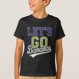 Funny Lets Go Bananas Cute Banana Fruits Lover Ban T-Shirt