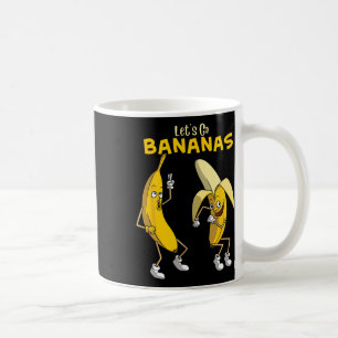 Funny Let's Go Bananas Gift Kids Boys Girls Cute F Coffee Mug