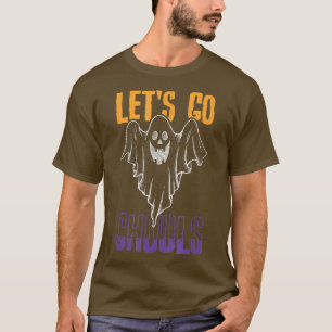 Funny Let's Go Ghouls Retro Groovy Halloween Ghost T-Shirt