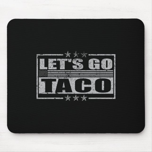 Funny Let's Go Taco 25  Mouse Mat (Front)