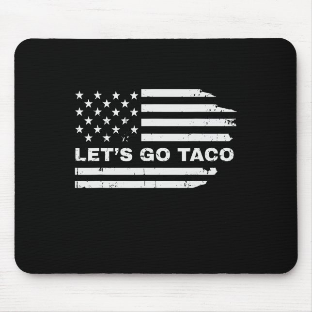 Funny Let's Go Taco 38  Mouse Mat (Front)
