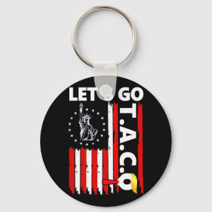 Funny Let's Go Taco 50 Key Ring