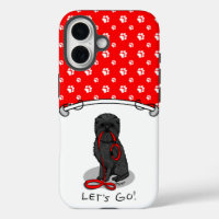 Funny Let's Go! Walk Affenpinscher (Black Natural)